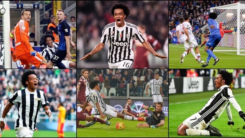 Cuadrado-Juve, addio Panita: derby, Inter, Champions, i gol più iconici