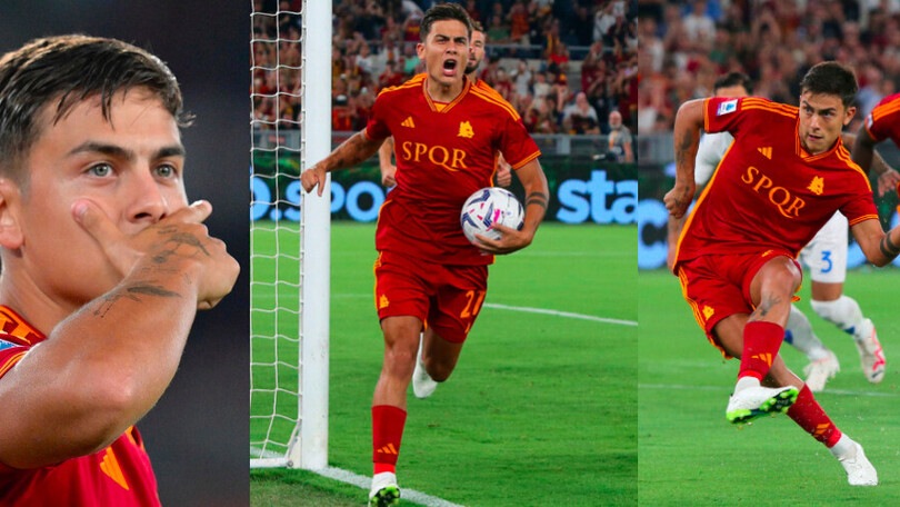 Dybala show con la Roma: magie, doppietta e sorrisi contro l'Empoli