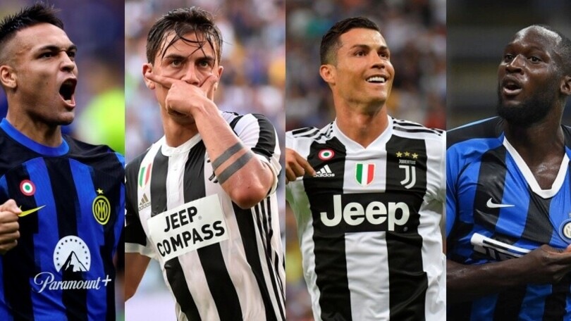 I bomber di Juve-Inter: la classifica dei migliori in attività