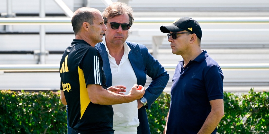 Allegri, Giuntoli e Scanavino: colloquio Juve a Los Angeles dopo l’Uefa