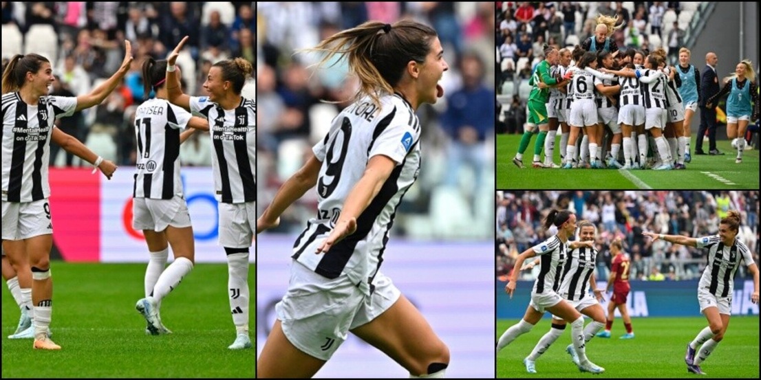 Juve Women, Bonansea-Cantore e la Roma va ko: bianconere prime e imbattute