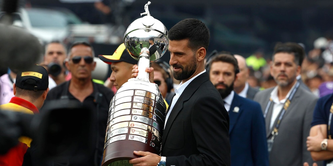 Djokovic, l'ospite che non ti aspetti: porta la Libertadores in campo!