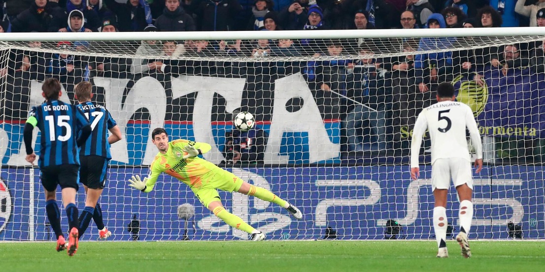 De Ketelaere riprende il Real: 1-1 Atalanta su rigore