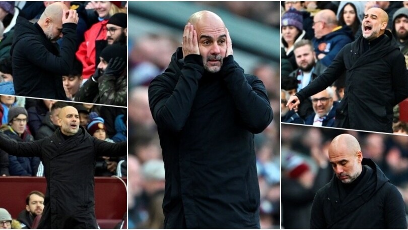 Guardiola, il quadro del delirio City: Pep disperato in panchina