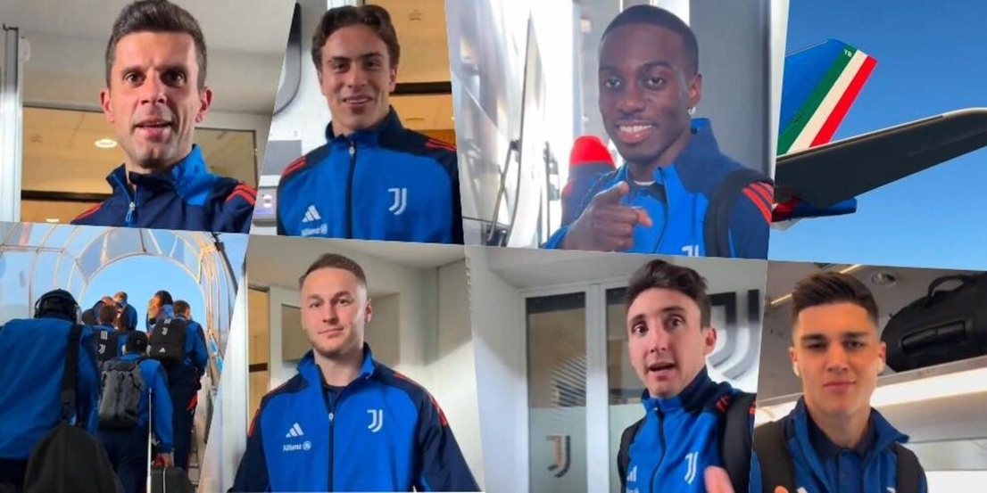 Juve, operazione Supercoppa a Riad: squadra partita tra abbracci e sorrisi