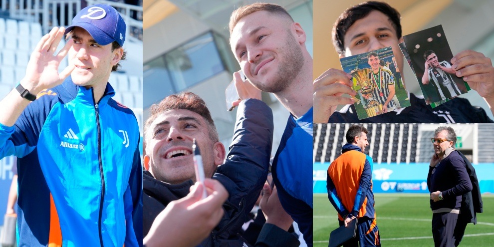 Juve a Riad, da Motta a Koopmeiners: l’ondata d’affetto travolge tutti