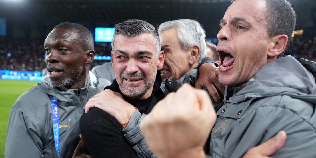 Conceicao in lacrime, gioia Milan, delusione Inter: Superistantanee