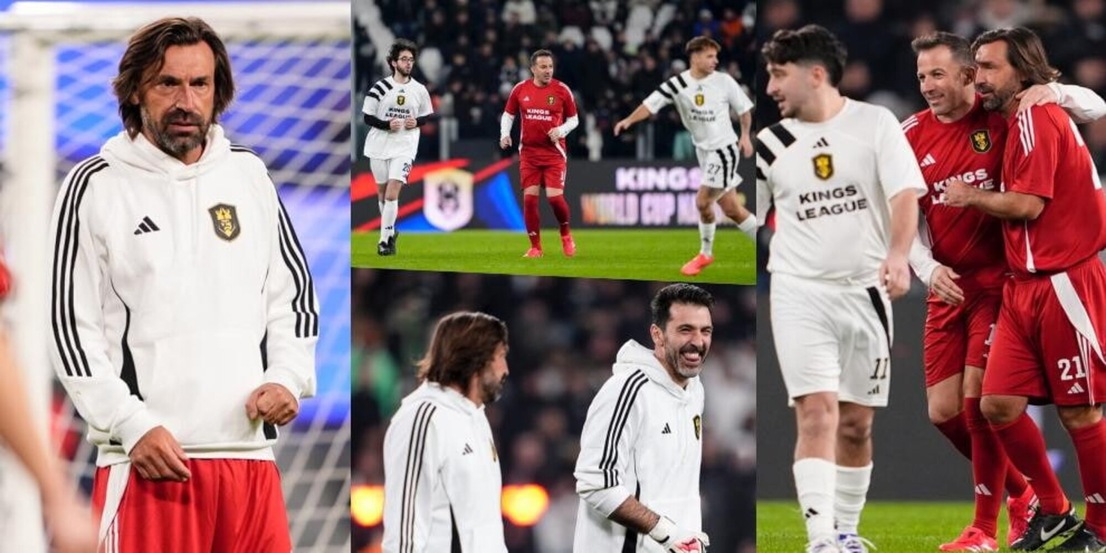 Del Piero, Pirlo e Buffon: le tre leggende Juve in campo all’Allianz Stadium!