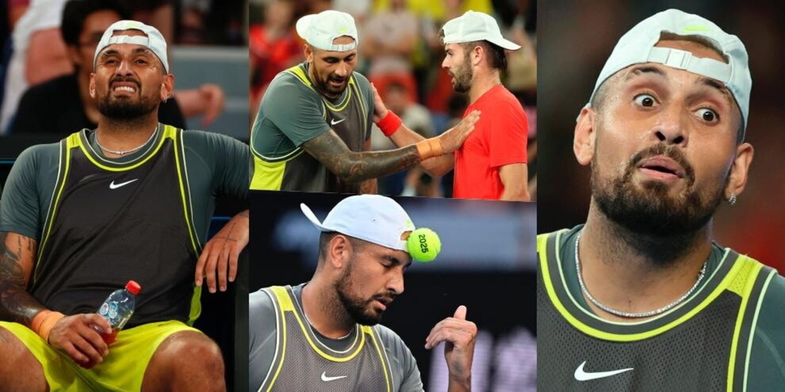 Kyrgios già eliminato dall’Australian Open: fuori al 1° turno contro il numero 92 ATP!