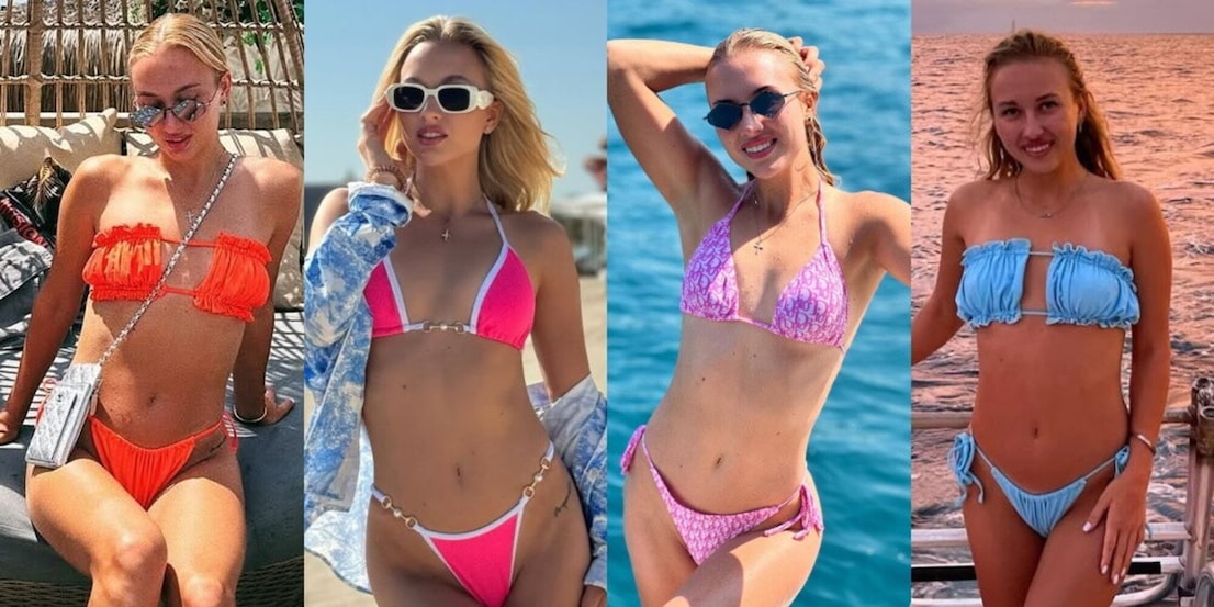 Anastasia Potapova, il relax dopo l'eliminazione agli Australian Open