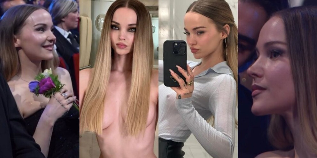 Dove Cameron in prima fila Sanremo: chi è la fidanzata di Damiano