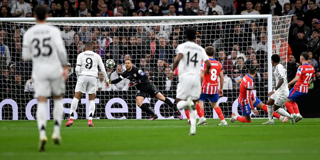 Rodrygo, golazo che stappa Real-Atletico e bacio allo stemma