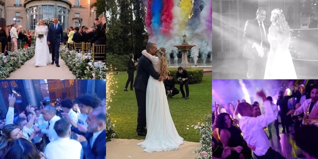 Trezeguet e Aldana, matrimonio da sogno a Buenos Aires