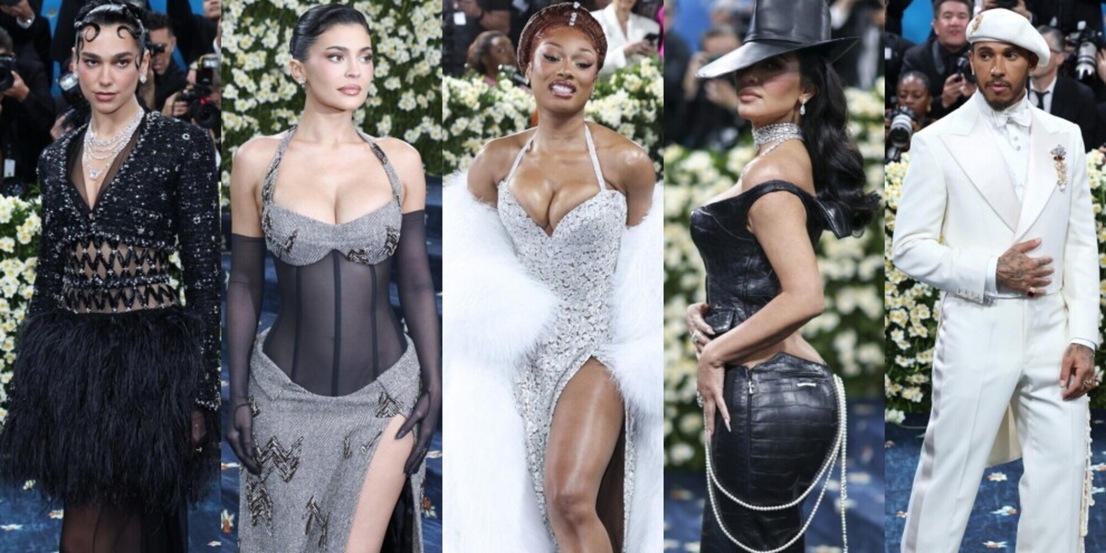 Dall'ex di Lukaku a Dua Lipa e Hamilton: tutte le star al Met Gala