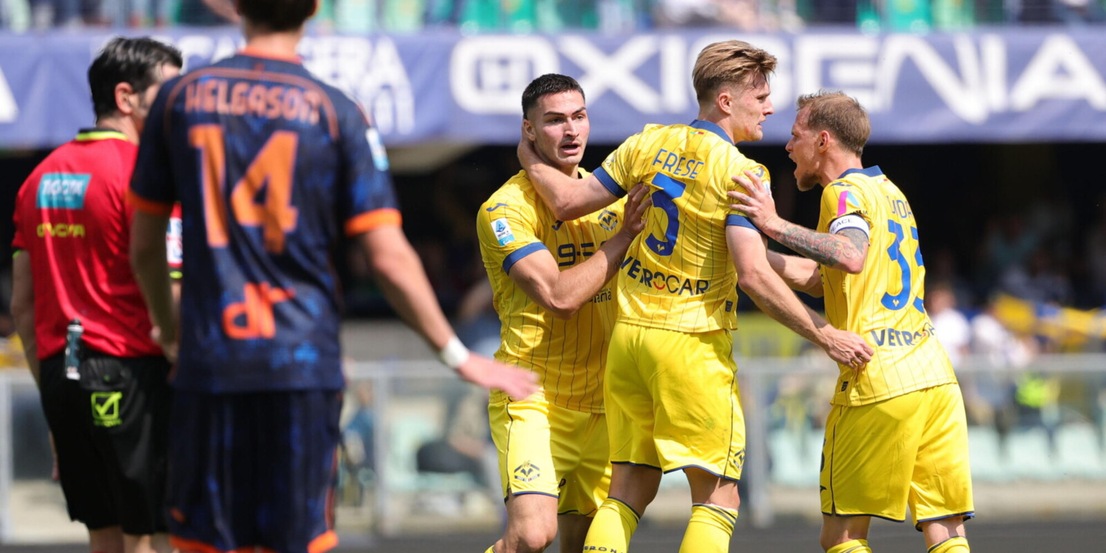 Coppola fa esplodere il Bentegodi: Verona, 1-1 col Lecce e salvezza ipotecata