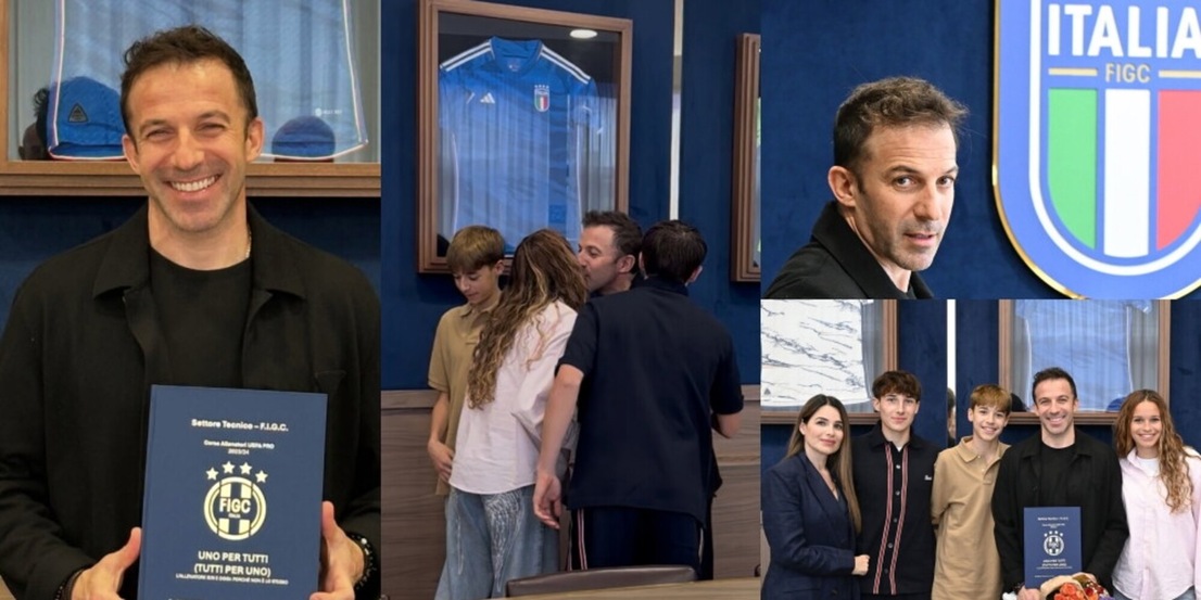 C'è un nuovo Mister in città: Del Piero diventa allenatore e i tifosi Juve sognano