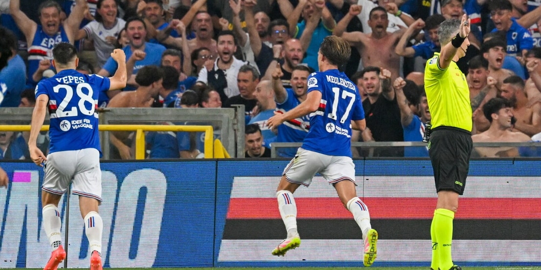 La Samp stende la Salernitana a Marassi: Meulensteen-Curto gol, Evani avanti nel playout