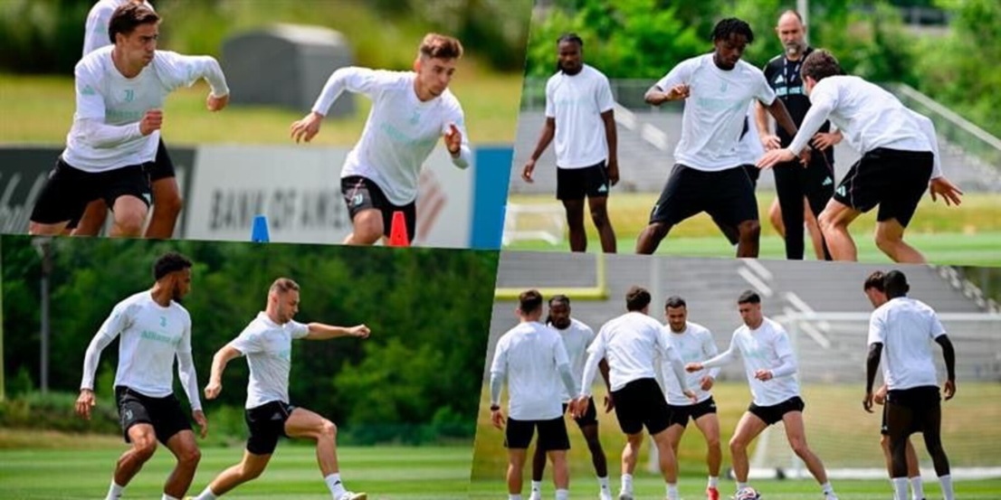 Scatti Yildiz e Conceicao, Vlahovic e Koop scalpitano: la Juve di Tudor pronta all'esordio Mondiale