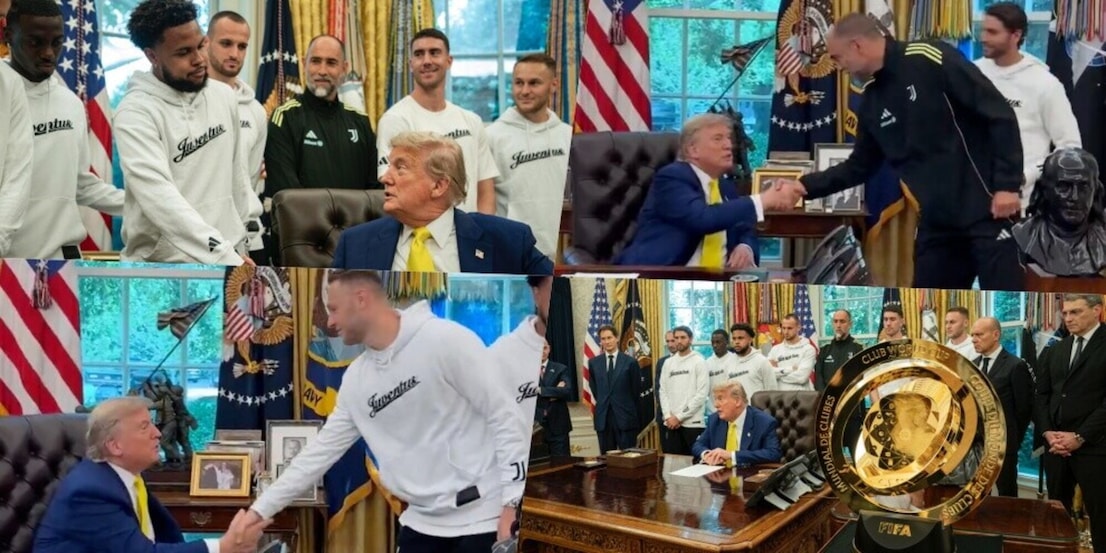 Da Tudor e McKennie a Koop e Gatti: la Juve ricevuta da Trump nello Studio Ovale