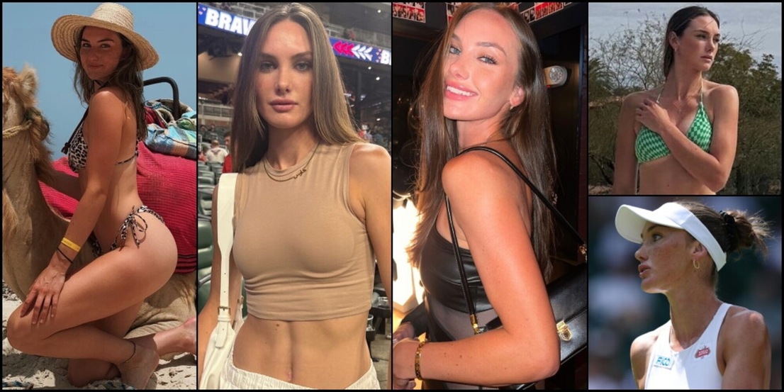 Carson Branstine, la tennista modella che ha incantato Wimbledon