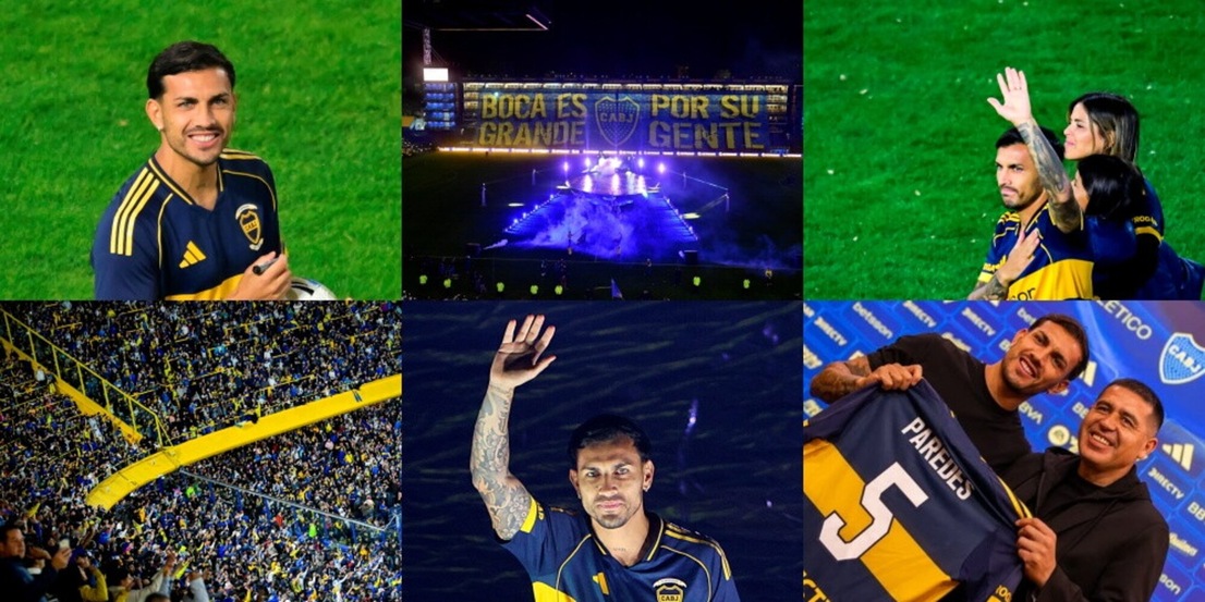 "Benvenuto a casa": Paredes torna al Boca e viene accolto dal pieno della Bombonera