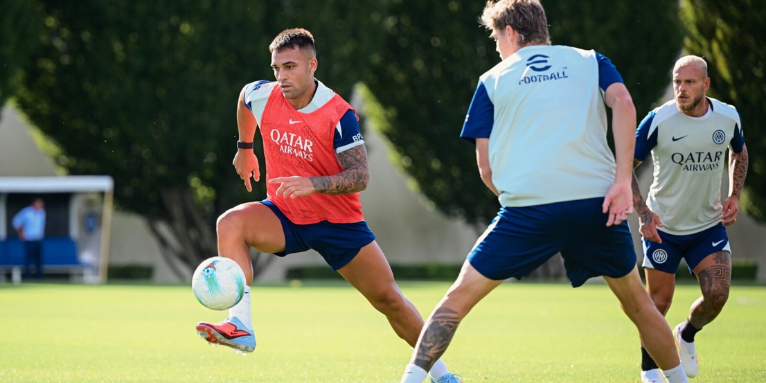 L'Inter si allena sotto gli occhi del Ct Gattuso