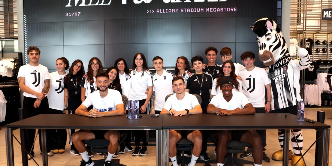 David, Joao Mario e Conceicao: il Meet and Greet Juve con i tifosi