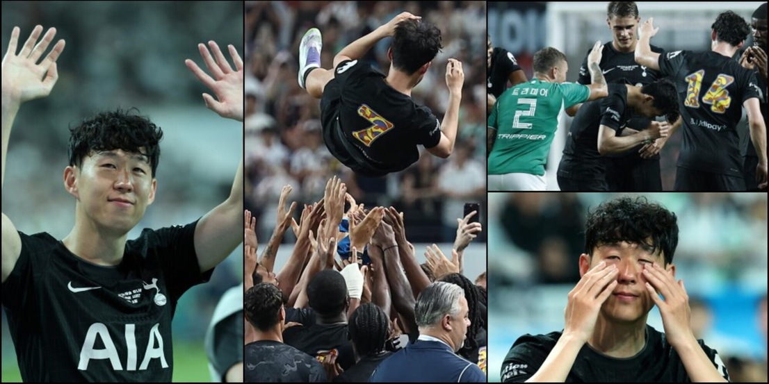 Son e l'emozionante addio al Tottenham: anche il Newcastle lo omaggia