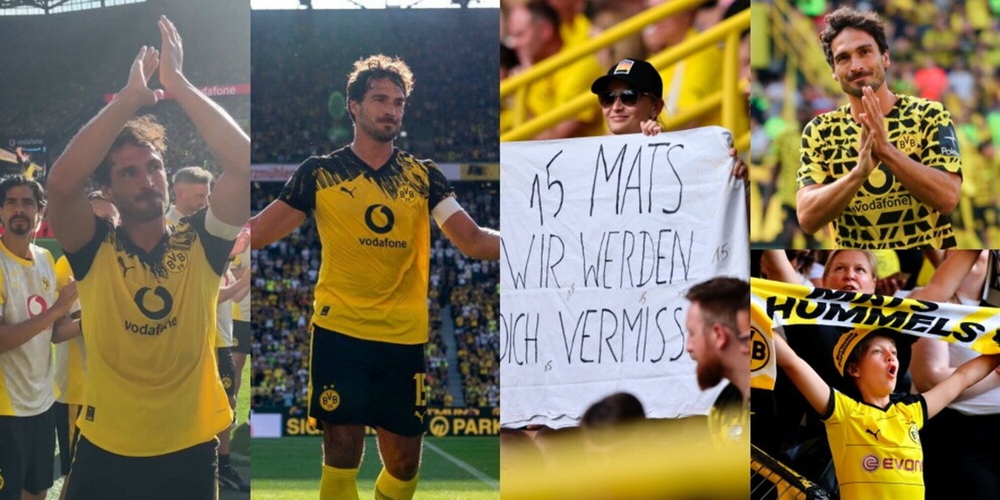 Hummels, ovazione e standing ovation: il saluto dei tifosi Dortmund è da brividi