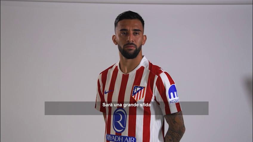Nico Gonzalez: "Un sogno giocare nell'Atletico Madrid"