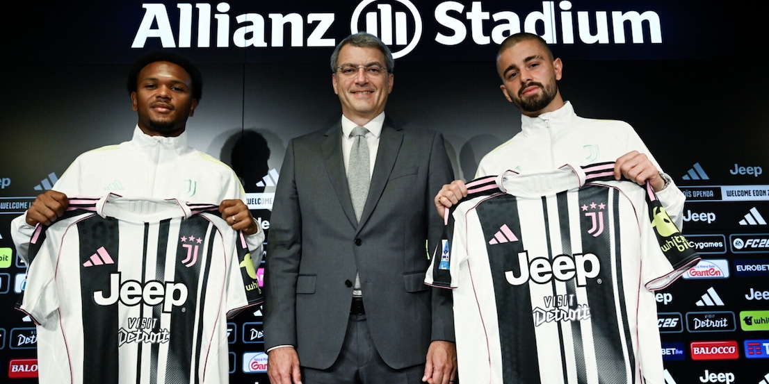 Openda e Zhegrova si presentano: i nuovi acquisti Juve con Comolli allo Stadium
