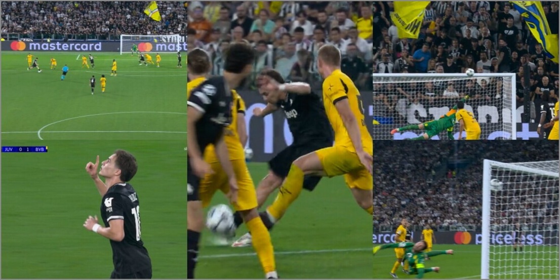 Yildiz alla Del Piero, 30 anni dopo: gol fotocopia al Dortmund!