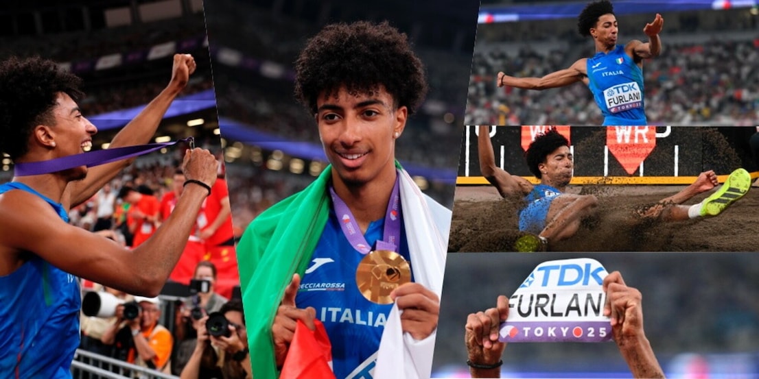 Oro e record a Tokyo, Furlani infinito. Le immagini del secondo trionfo mondiale