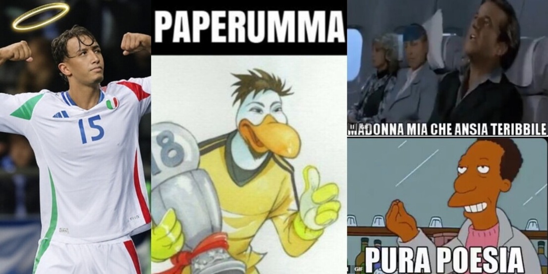 Da San Pio Esposito a Paperumma: le ironie social su Estonia-Italia