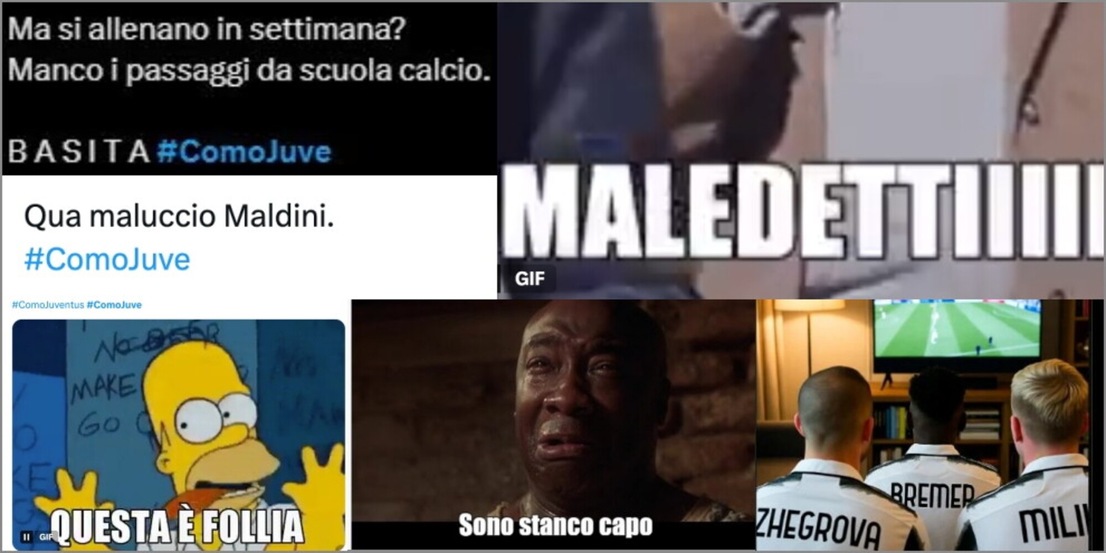 Da "Maluccio il Maldini bianconero" a "Sono stanco capo": tifosi Juve furiosi sui social