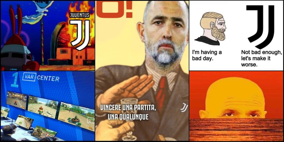 "Vincere? No grazie", "Che Meraviglia al Var...": il tifo Juve reagisce così sui social