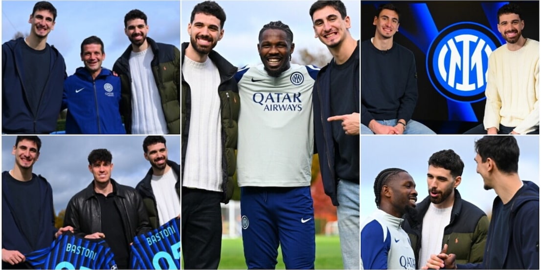 Il rientro di Thuram e la visita dei campioni del volley: l'Inter si allena così