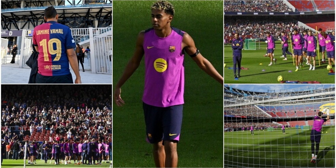 Camp Nou riaperto al pubblico: il Barcellona si allena davanti a 23mila tifosi