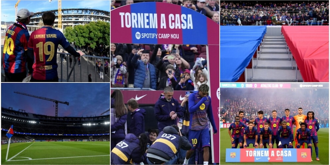 Il Barcellona torna a casa: le immagini del nuovo Camp Nou