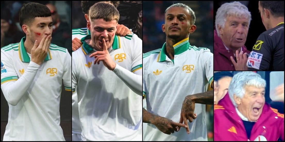 Soulé show, Gasperini espulso e Roma prima in classifica: tris alla Cremonese