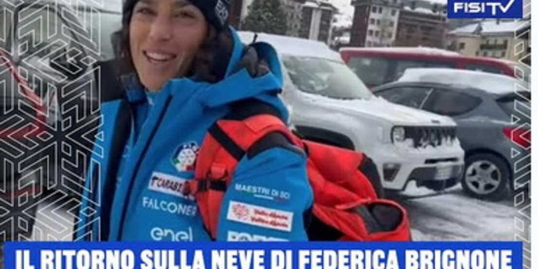 Guardate il ritorno sugli sci di Federica Brignone