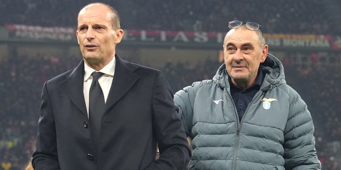 Sarri, l’affondo su Allegri dopo il caos di Milan-Lazio: “Postazione Var lontana dalle panchine”