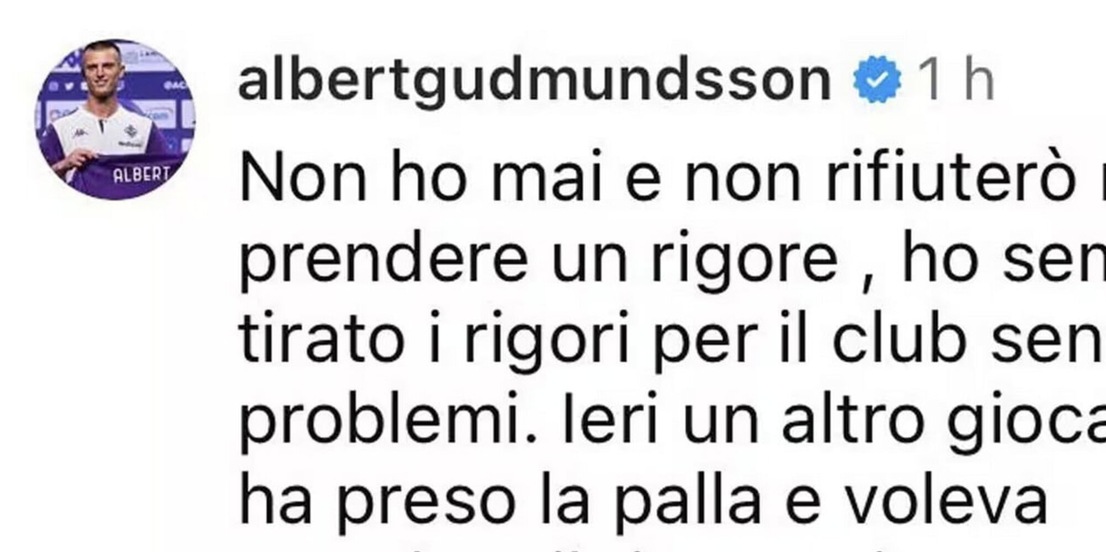 Fiorentina allo sbando, Gudmundsson durissimo a Vanoli, Kean e Mandragora: “Mai rifiutato il rigore"