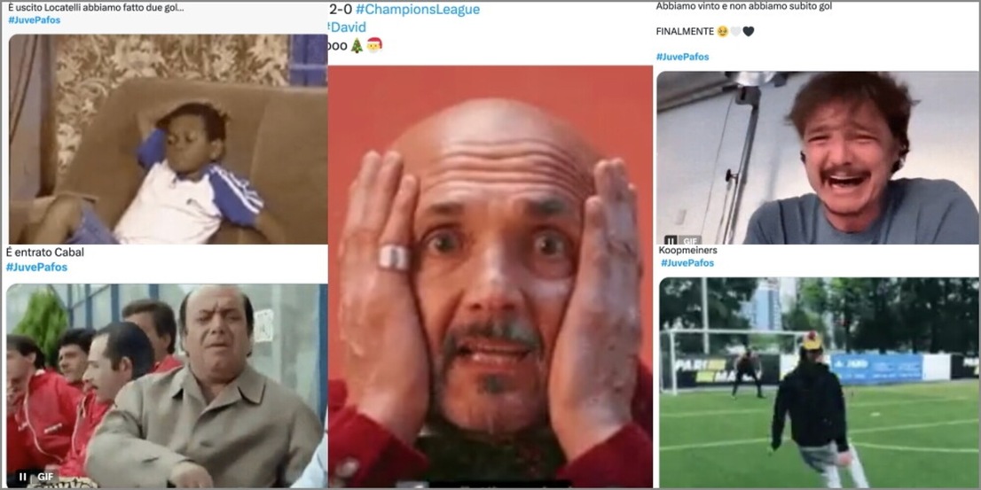 Dall'angoscia alla gioia, la partita social del tifosi Juve: tutte le reazioni