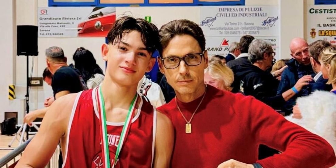 Lorenzo Mattia Berlusconi al primo successo nel pugilato federale