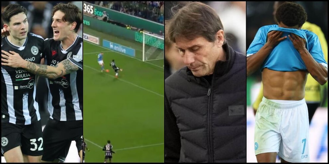 Conte non cambia, Hojlund clamoroso, Zaniolo straordinario: pagelle Udinese-Napoli
