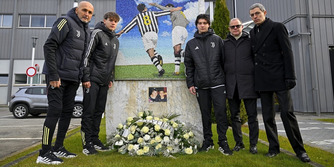 Spalletti, Pessotto e la Juve omaggiano Ale e Ricky a 19 anni dalla scomparsa