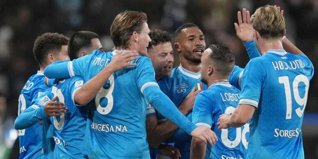 Festa Napoli in Supercoppa, Neres porta in trionfo Conte: Bologna ko in finale