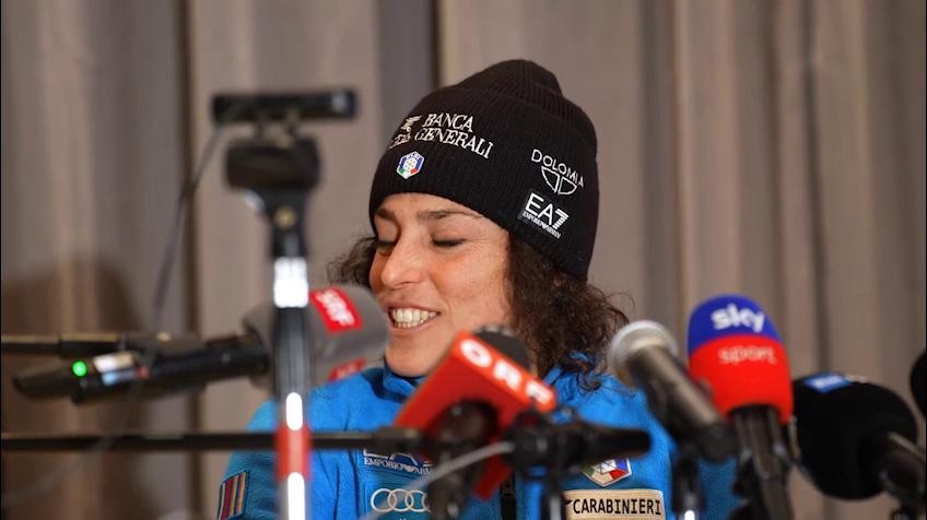 Brignone: "Fantastico tornare in pista"