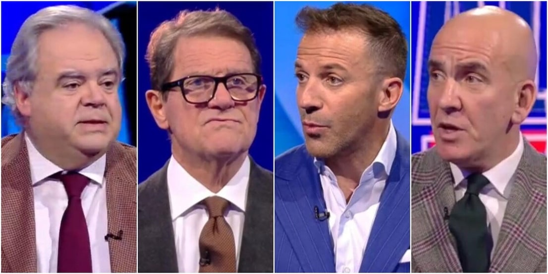 McKennie come McTominay, Capello show e boccia uno Juve, "Lì no". Del Piero: "Spalletti non è..."